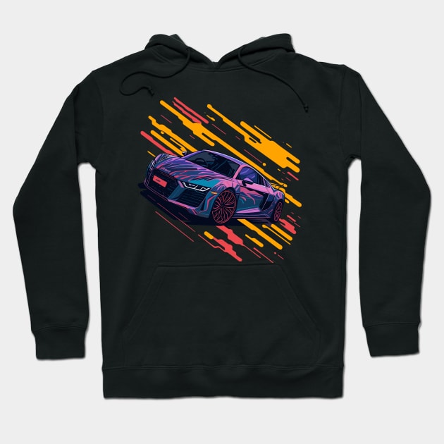 Audi R8 Car classic Hoodie by Cruise Dresses